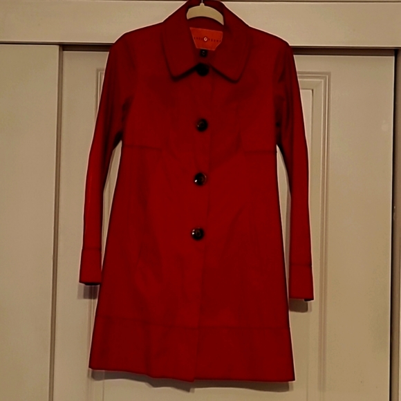Ivanka Trump Jackets & Blazers - Deep Red Red Ivanka Trump Trench coat